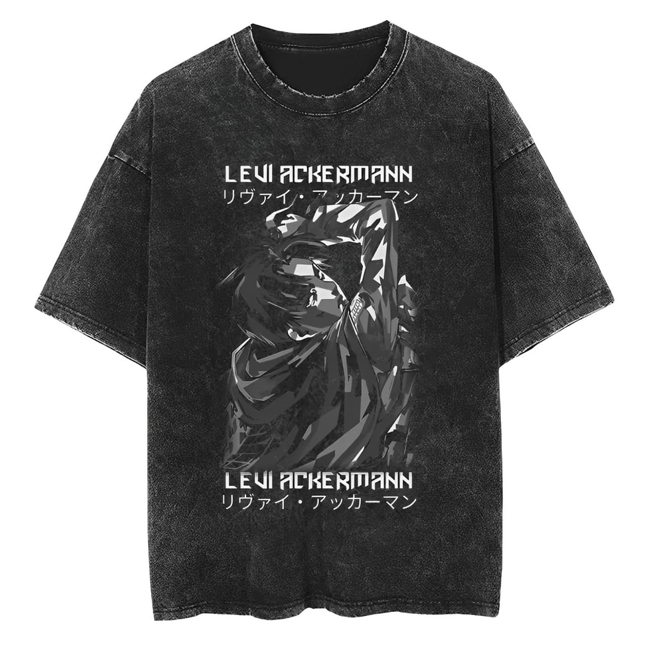 T-Shirt Attack on Titan Levi Paint