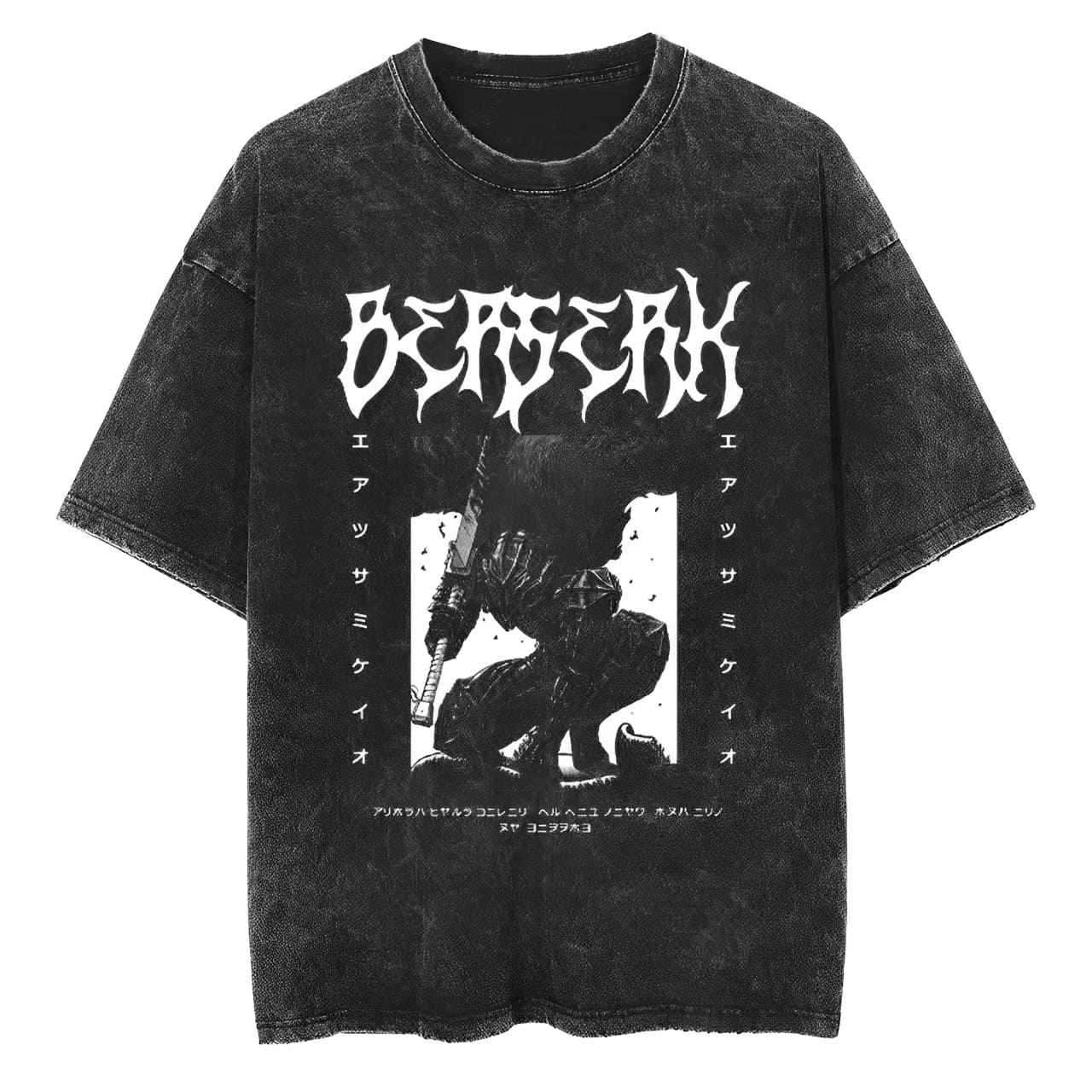T-Shirt Berserk Black Swordman