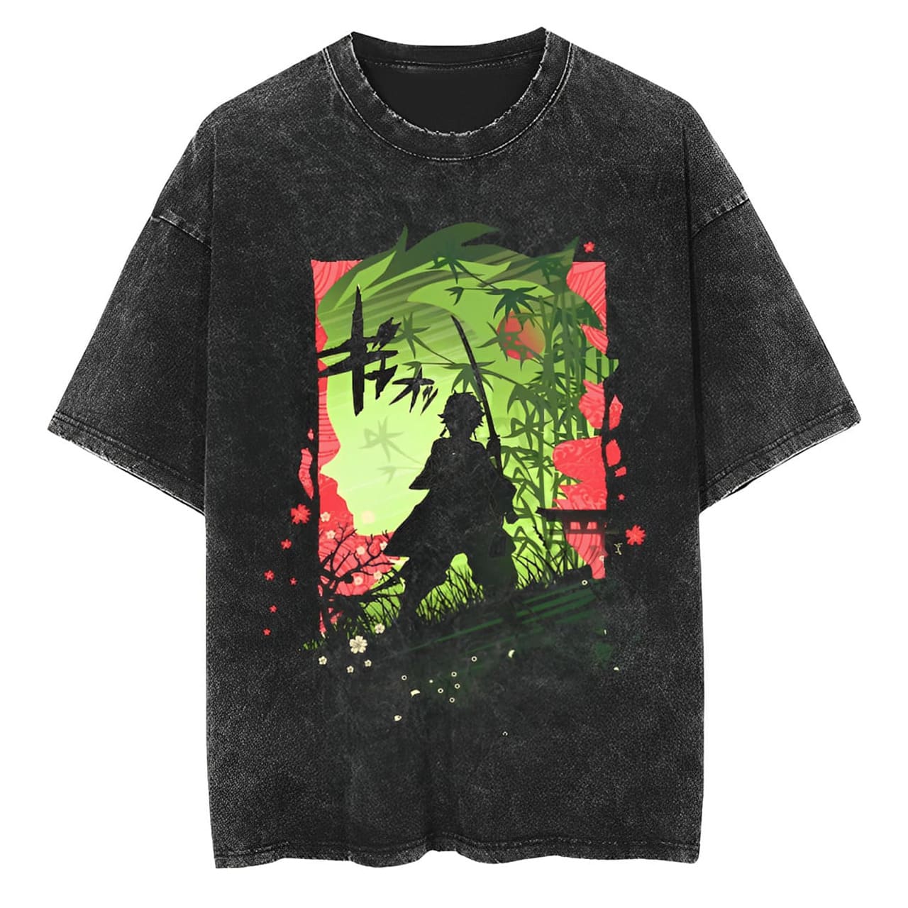 T-Shirt Demon Slayer Tanjiro Jungle