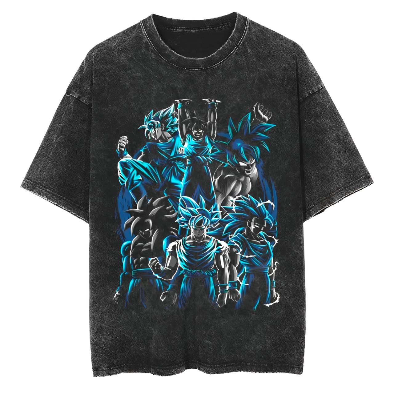 T-Shirt Dragon Ball Goku Forms