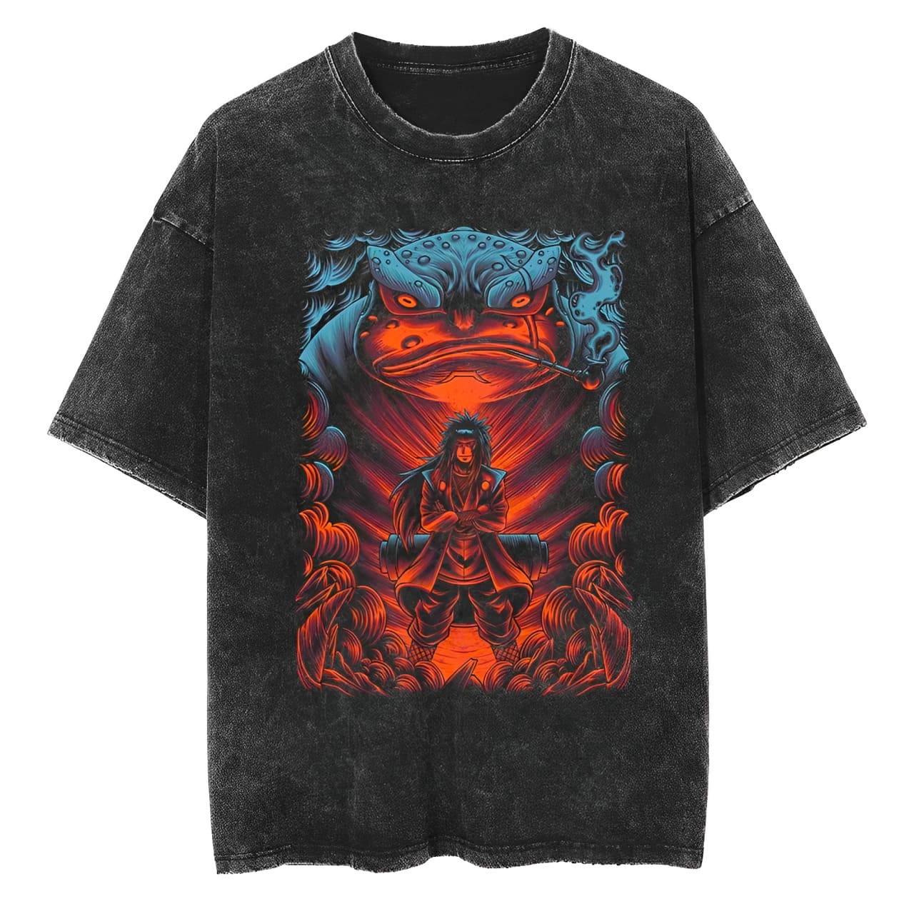 T-Shirt Naruto Jiraiya Gamabunta