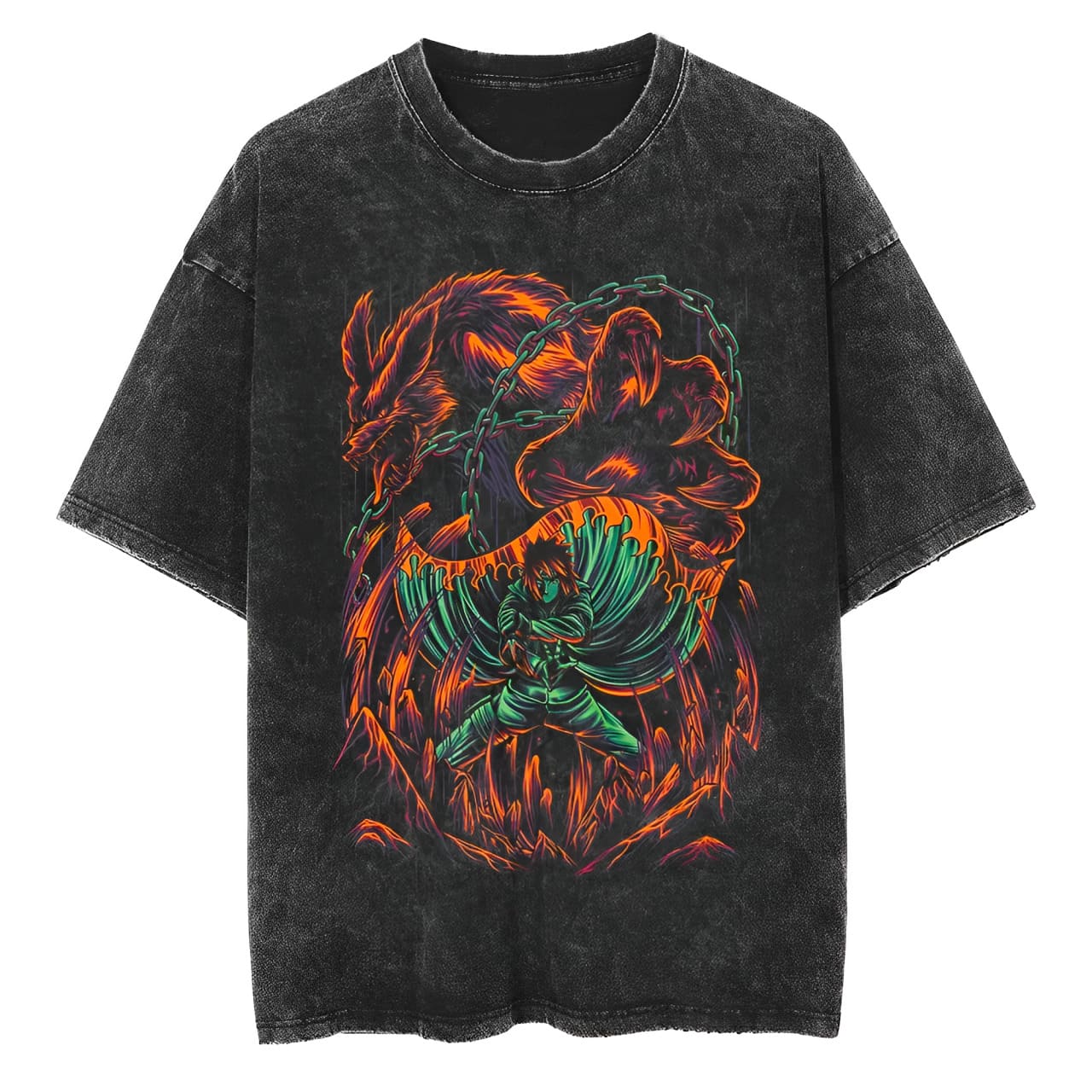 T-Shirt Naruto Minato Kyuubi