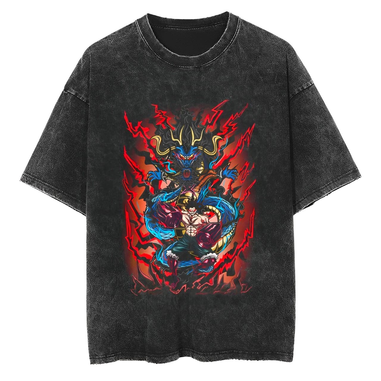 One Piece Luffy Kaido T-Shirt