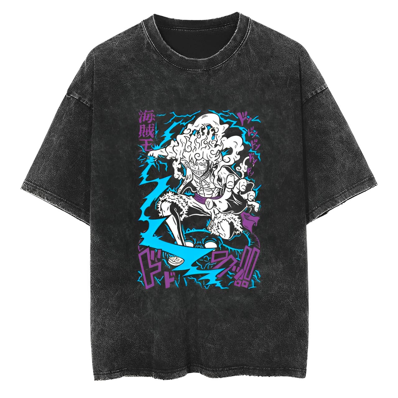 T-Shirt One Piece Luffy Thunder