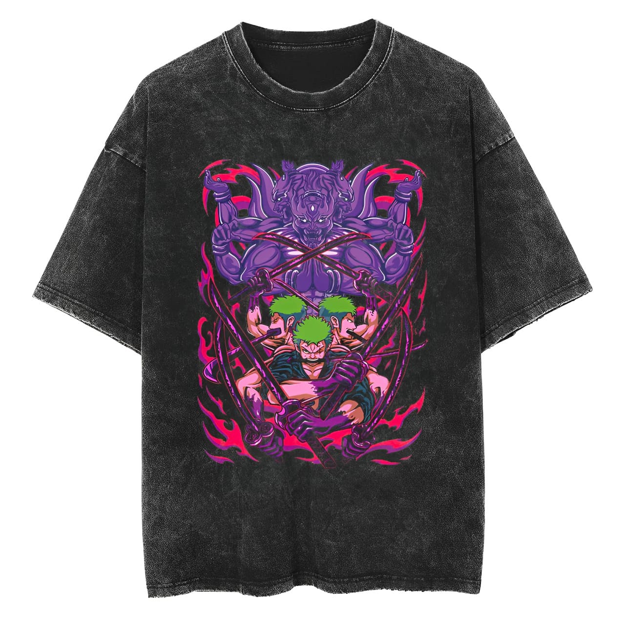 One Piece Zoro Ashura T-Shirt