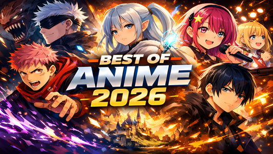 Les sorties anime 2026, avec plusieurs personnages de manga
