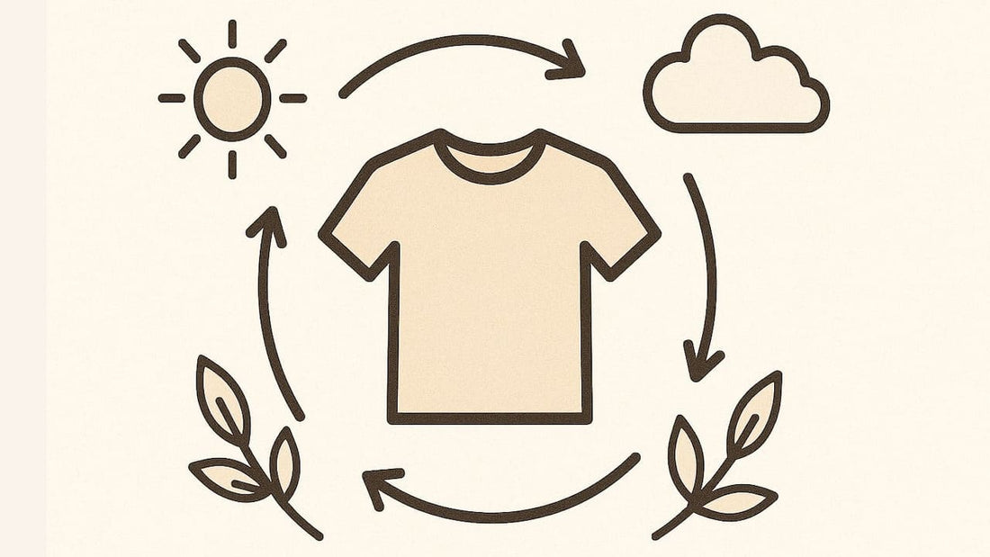 Un t-shirt dans un cycle pour l'entretenir correctement