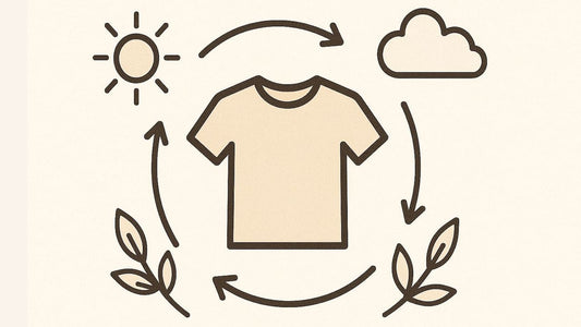 Un t-shirt dans un cycle pour l'entretenir correctement