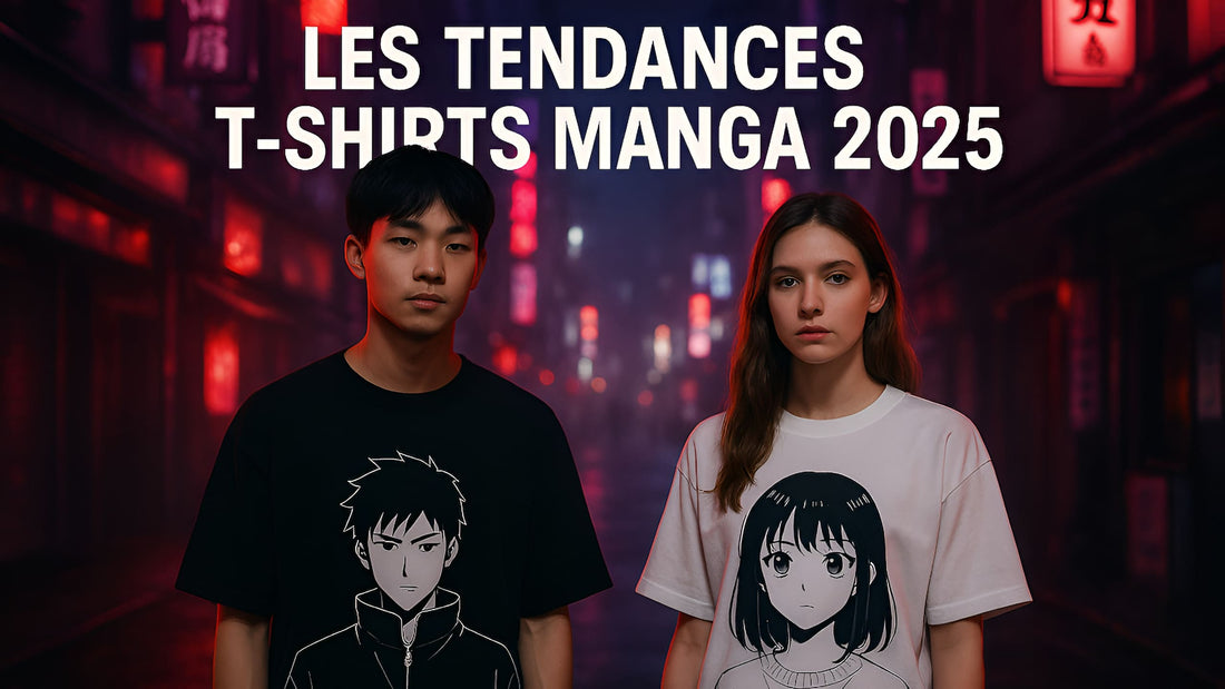 Les tendances t-shirts manga 2025