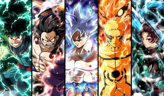 Plusieurs personnages de manga célèbres