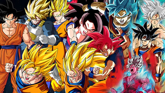 toutes les transformation et fusion dans dragon ball
