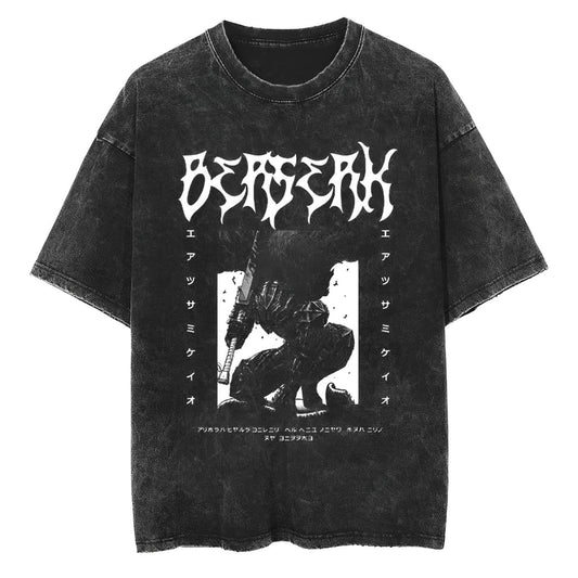 T-Shirt Berserk Black Swordman