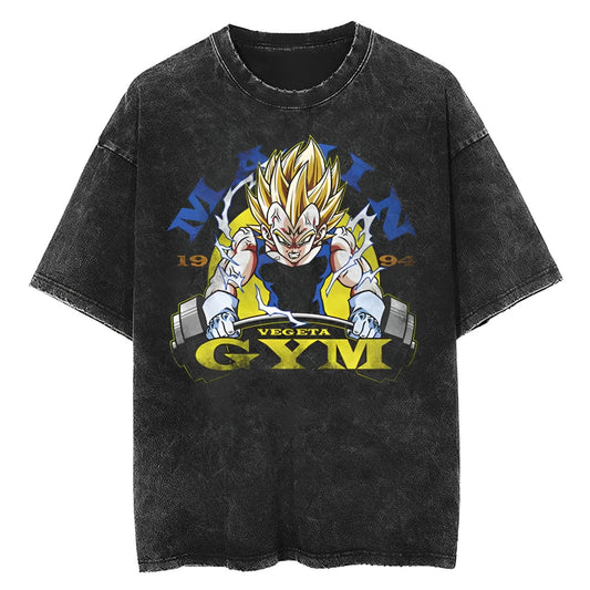 T-Shirt Dragon Ball Vegeta Gym
