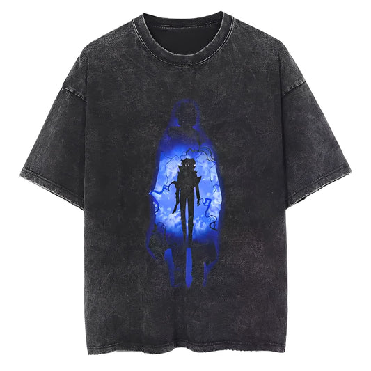 T-Shirt Solo Leveling Blue Power