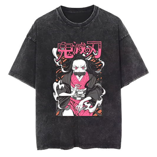 T-Shirt Demon Slayer Blood and Blossoms