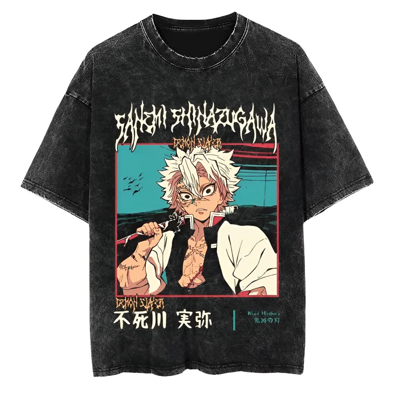 T-Shirt Demon Slayer Sanemi Shinazugawa