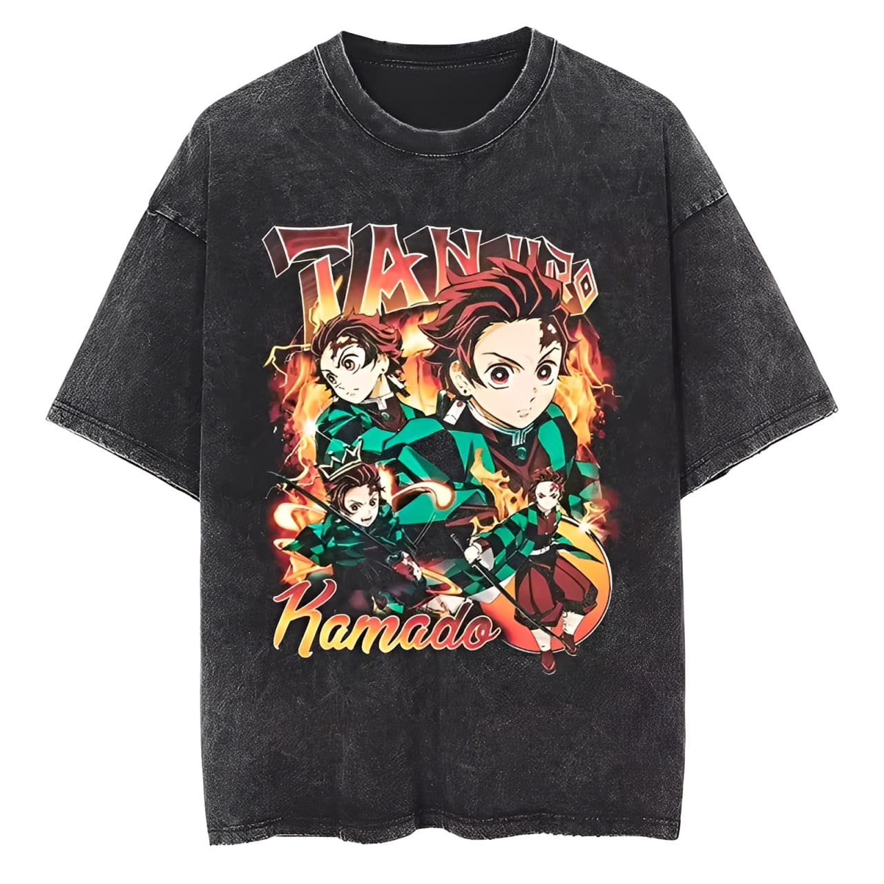Demon Slayer Tanjiro Flame Hero T-Shirt