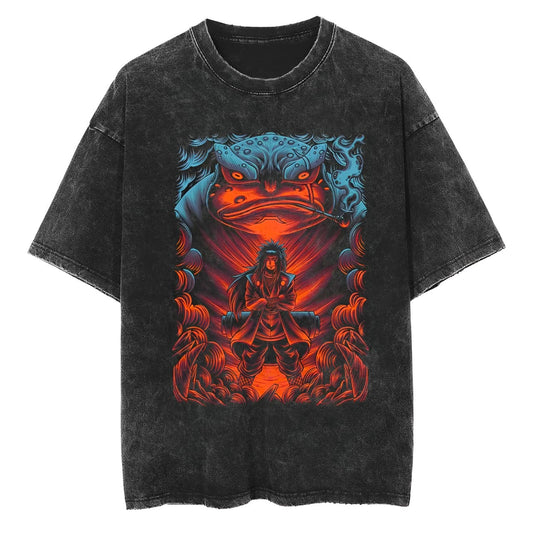 T-Shirt Naruto Jiraiya Gamabunta