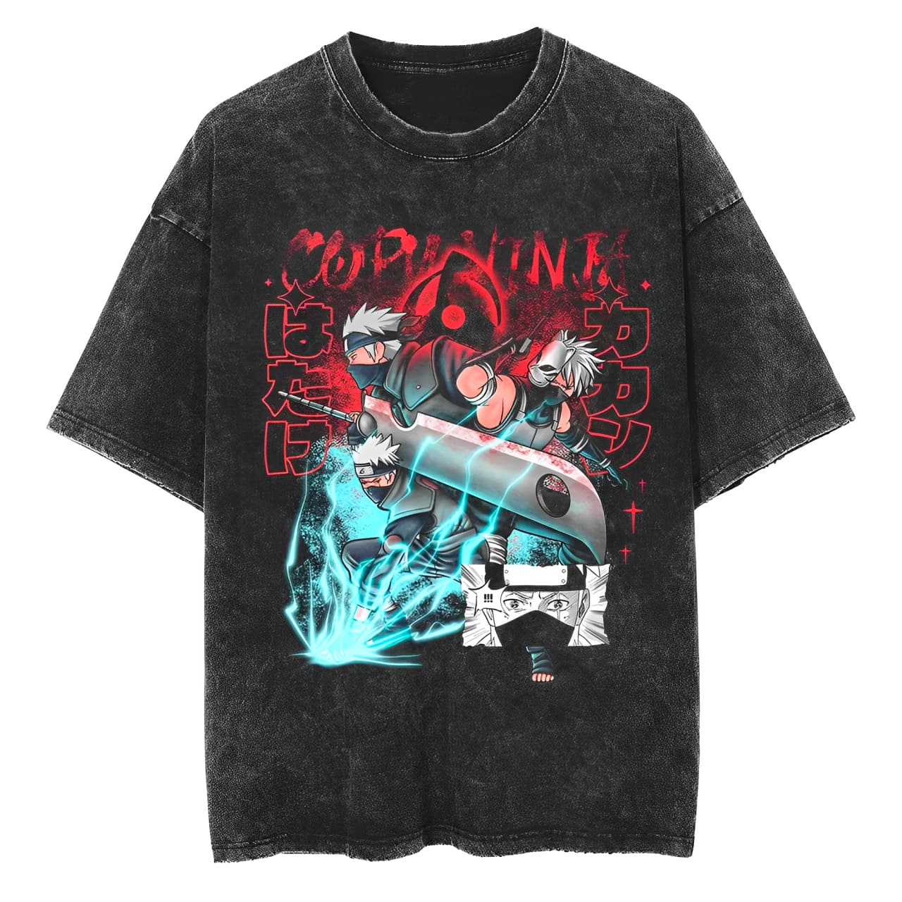 T-Shirt Naruto Kakashi Sharingan