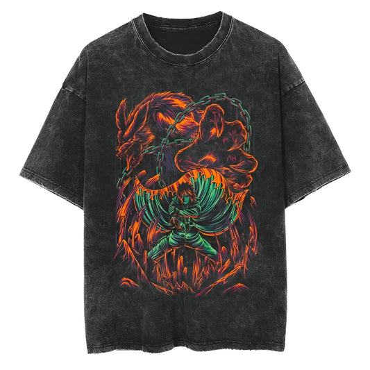T-Shirt Naruto Minato Kyuubi