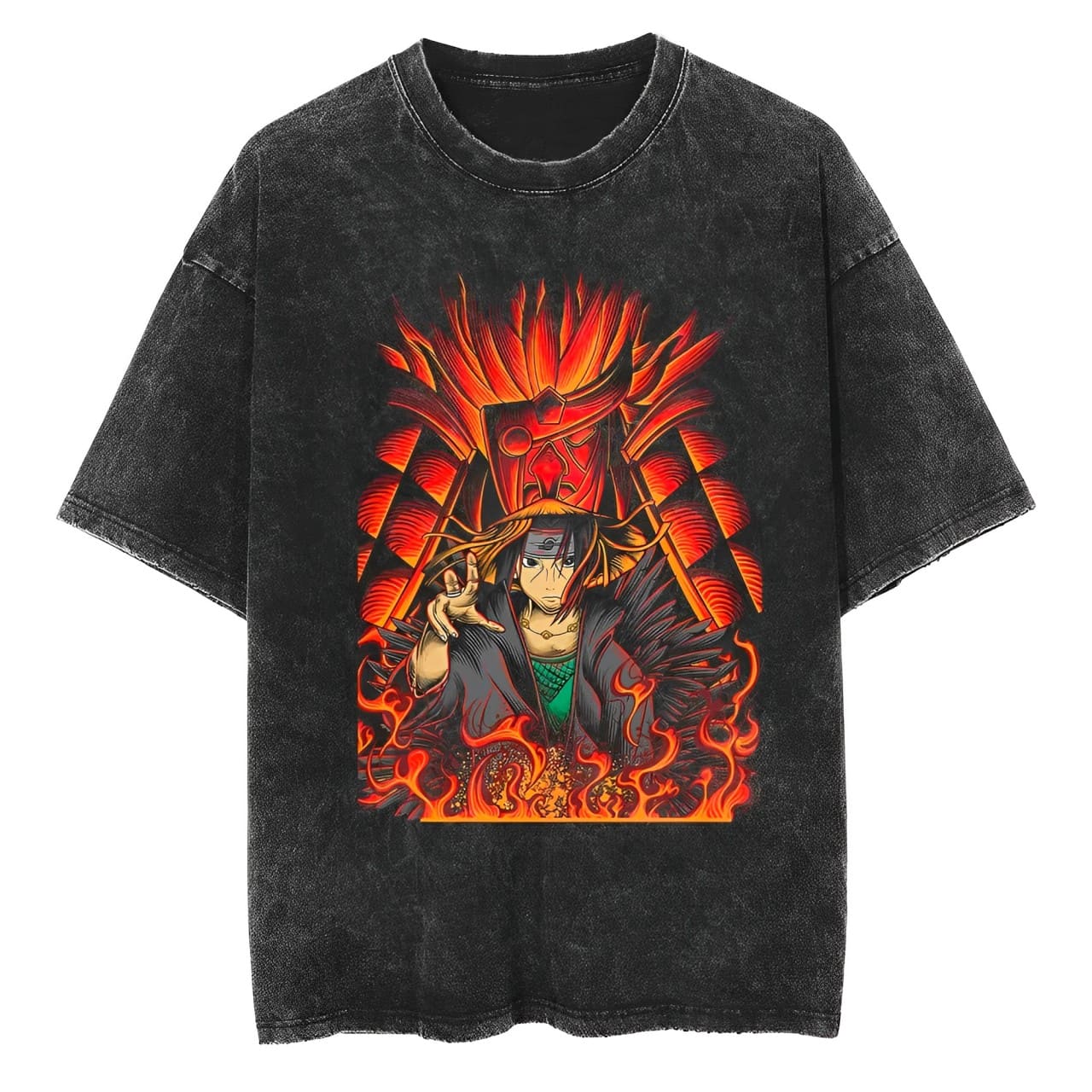 T-Shirt Naruto Itachi Red Armor