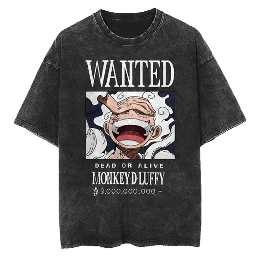 T-Shirt One Piece Gear 5 Wanted