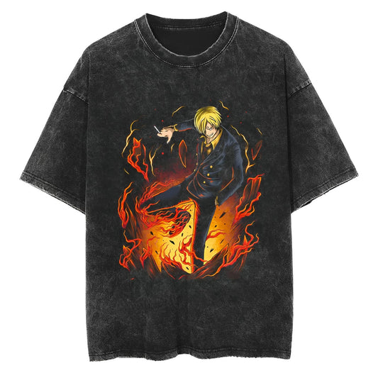 T-Shirt One Piece Flame Walker