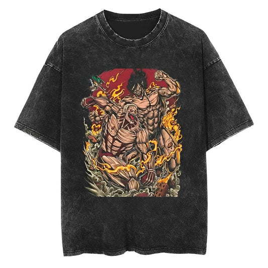T-Shirt Attack on Titan Battle