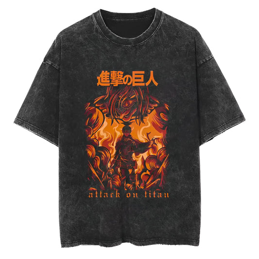 T-Shirt Attack on Titan Burn All