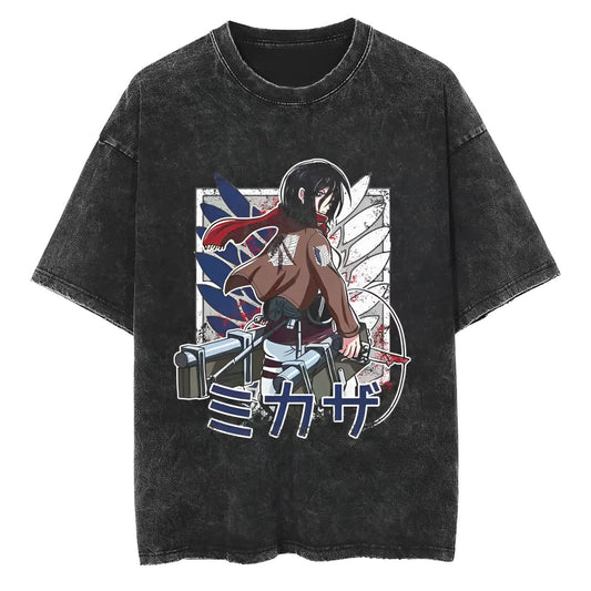 T-Shirt Attack on Titan Mikasa Fury