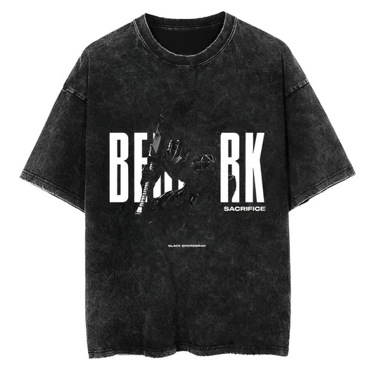 T-Shirt Berserk Black Swordman Sacrifice