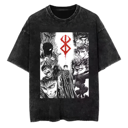 T-Shirt Berserk Haunted by Battle