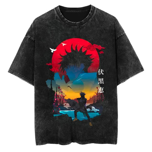 Jujutsu Kaizen Megumi Sun T-Shirt
