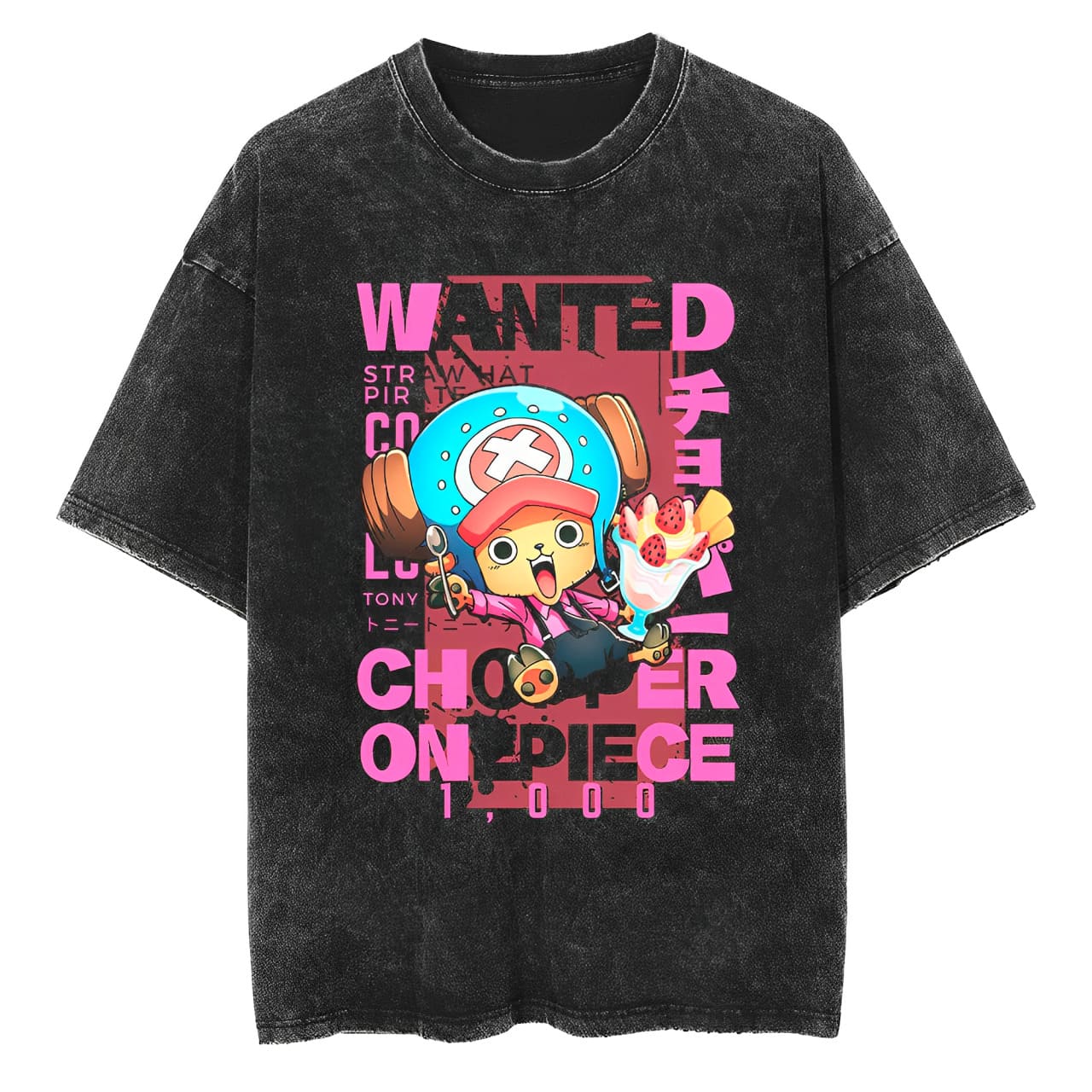 One Piece Chopper Wanted T-Shirt
